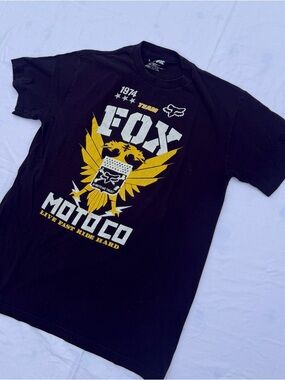 Y2K Fox Racing Heavyweight Graphic T-Shirt